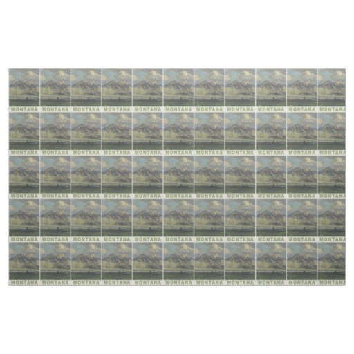 Vintage Montana customizable fabric