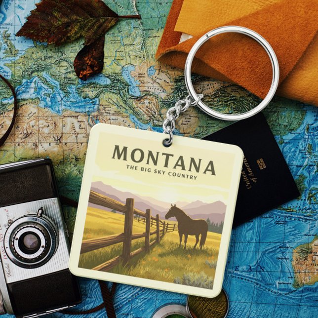  Vintage Montana Keychain (Creator Uploaded)