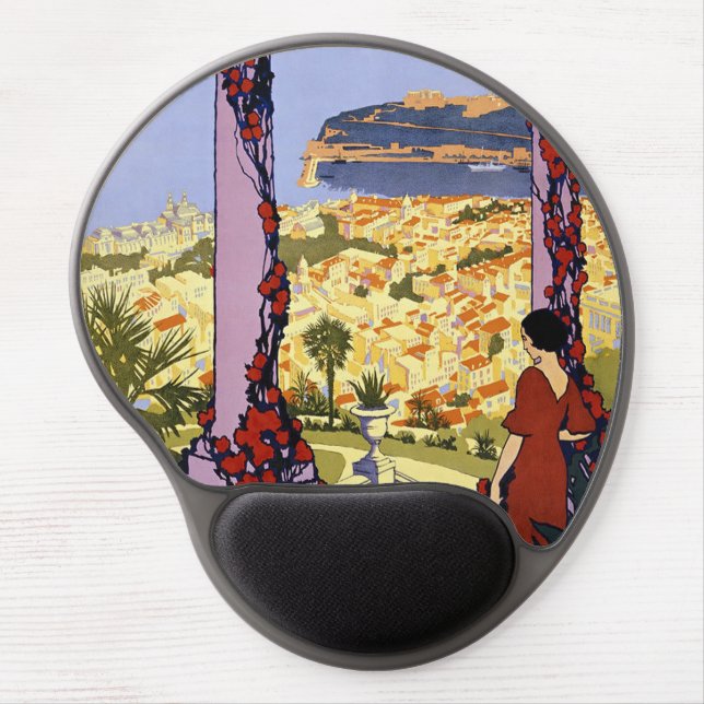 Vintage Monte Carlo Monaco Gel Mousepad (Front)
