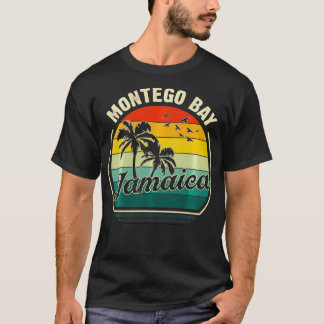 Vintage Montego Bay Beach Jamaica Summer Vacation  T-Shirt