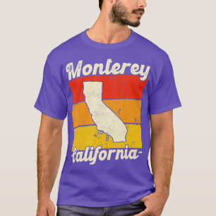 Vintage Monterey California Retro Sunset State Ou T-Shirt