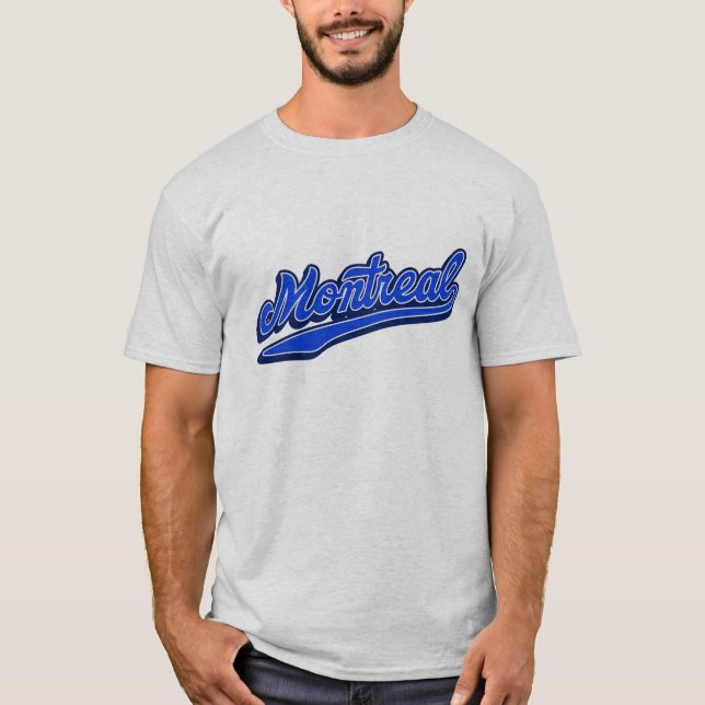 Vintage Montreal T-Shirt – Retro City Baseball (Front)