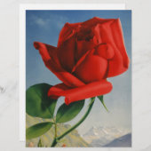 Vintage Montreux Red Rose Switzerland Geneva Lake (Front/Back)