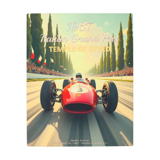Vintage Monza Circuit Grand Prix Metal Print