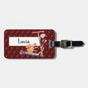 Vintage Mood Personalized Luggage Tag