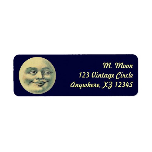 Vintage Moon Label