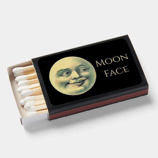 Vintage Moon Matchboxes (Front Open)