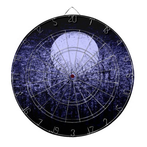 Vintage Moon Night 2 Dart Board