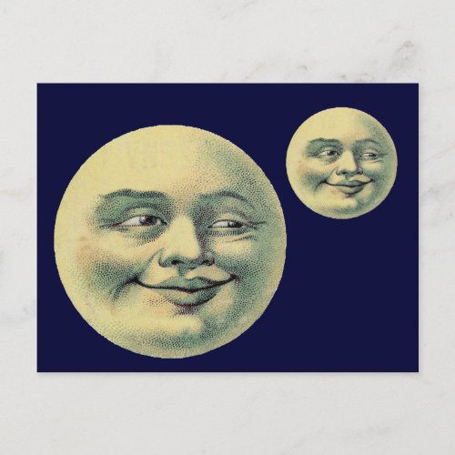 Vintage Moon Postcard
