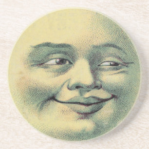 Vintage Moon Sandstone Coaster