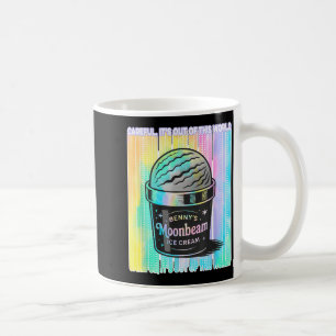 Vintage Moonbeam Ice Cream Truck Retro Double Scoo Coffee Mug