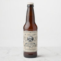 Vintage Moonshine Hillbilly Medicine Custom Brewer
