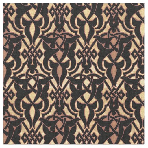 Vintage Moorish style pattern Fabric