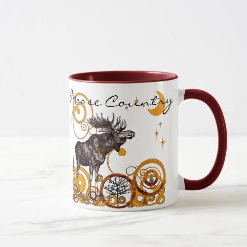 Vintage Moose Gifts Mug