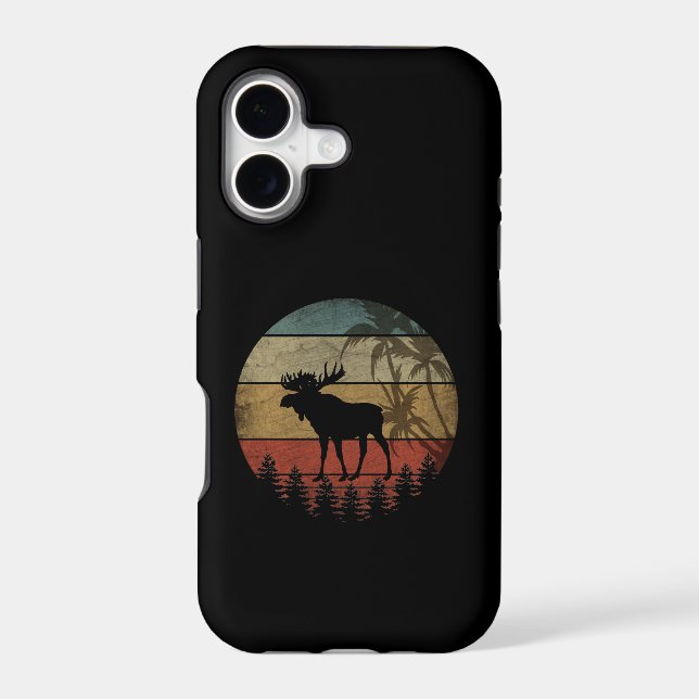 VINTAGE MOOSE IPHONE CASE (Back)