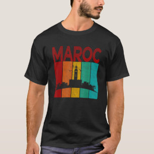 Vintage Morocco I Love Morocco Map Morocco Soccer T-Shirt