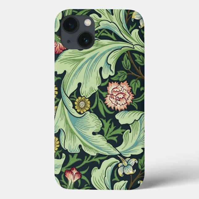Vintage Morris Floral Pattern iPad Case (Back)