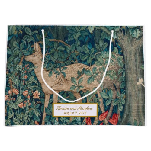 Vintage Morris Forest Tapestry Large Gift Bag