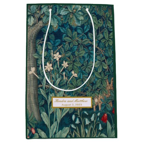 Vintage Morris Forest Tapestry Medium Gift Bag