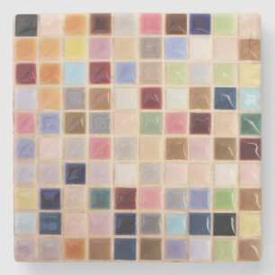 Vintage Mosaic Tiles Stone Coaster