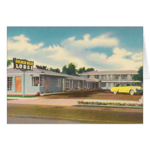 Vintage Motel, Golden West Lodge Hotel with Palms Cards