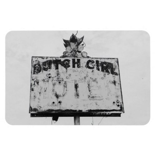 Vintage Motel Sign Photo Magnet