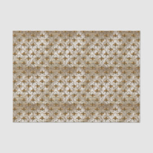 Vintage Moth and Newsprint Collage Tissue Paper