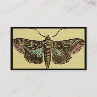 Vintage Moth Customizable Business Card