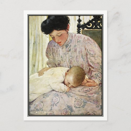 Vintage Mother and Baby by Jessie Willcox Smith Postcard