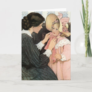 Vintage Mother and Child by Jessie Willcox Smith Card