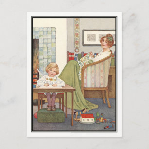 Vintage Mother and Child by Millicent Sowerby Postcard