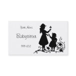 Vintage Mother Child Babysitter Business Card Vintage Mother Child Babysitter Business Card