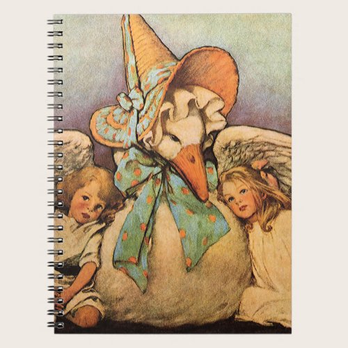 Vintage Mother Goose Children Jessie Willcox Smith Notebook