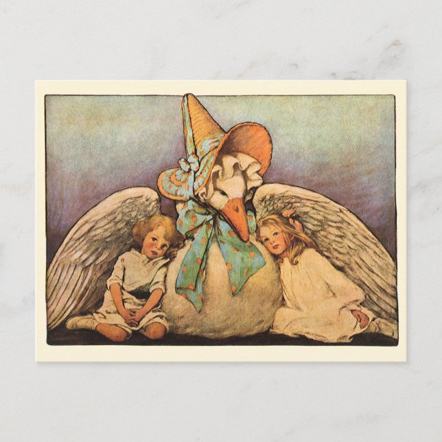 Vintage Mother Goose Children Jessie Willcox Smith Postcard (Front)