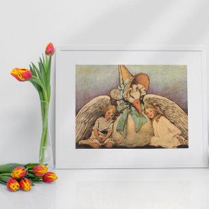 Vintage Mother Goose Children Jessie Willcox Smith Poster