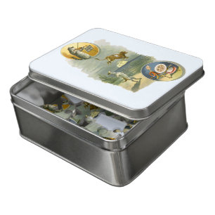 Vintage Mother Goose Nursery Rhyme Hey Diddle Jigsaw Puzzle