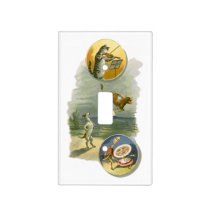 Vintage Mother Goose Nursery Rhyme Hey Diddle Light Switch Cover