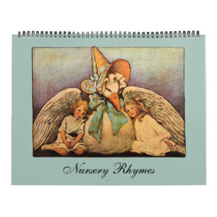 Vintage Mother Goose Nursery Rhymes Calendar