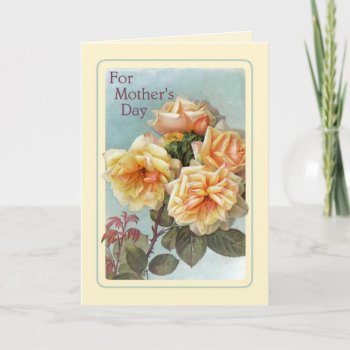 Vintage Mother's Day Card by Vintagearian at Zazzle