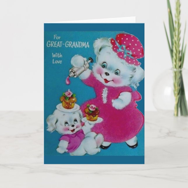 Vintage Mother's Day Card For Great Grandmother (Front)