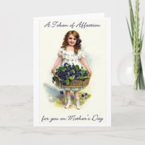 Vintage Mothers Day Greeting Card