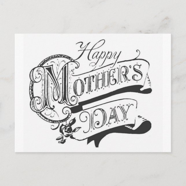 Vintage Mother's Day Postcard (Front)