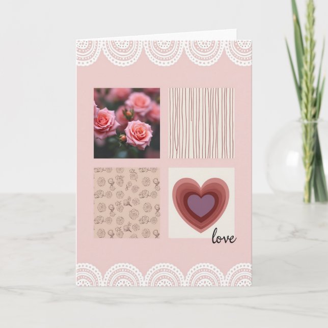 Vintage Mothers Day Sketch Card (Front)