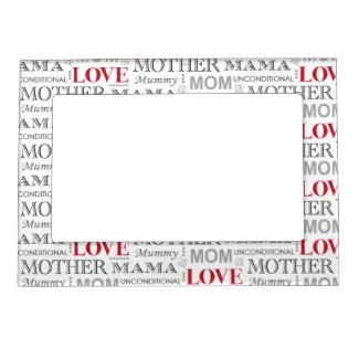 Vintage Mother's Love Mother's Day or Birthday Magnetic Frame