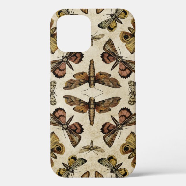 Vintage Moths Case-Mate iPhone Case (Back)