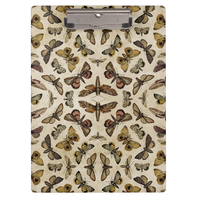 Vintage Moths Clipboard (Front)