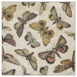 Vintage Moths Fabric