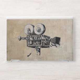 Vintage Motion Pictures Camera HP Laptop Skin