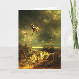 Vintage Motive - Witches Ride - Spitzweg Card