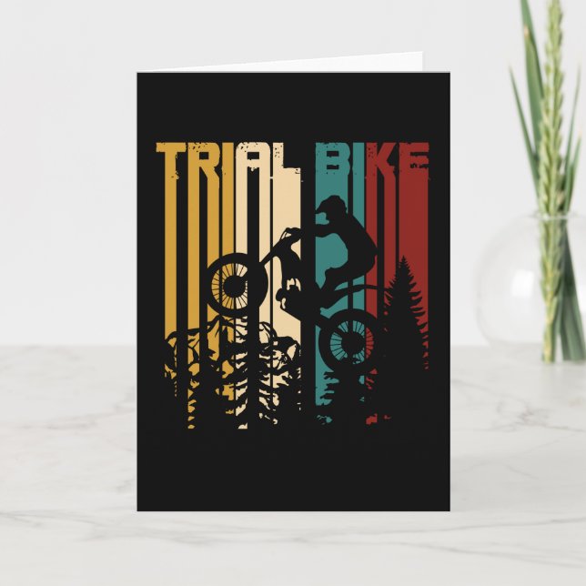 Vintage Moto Trial Card (Front)